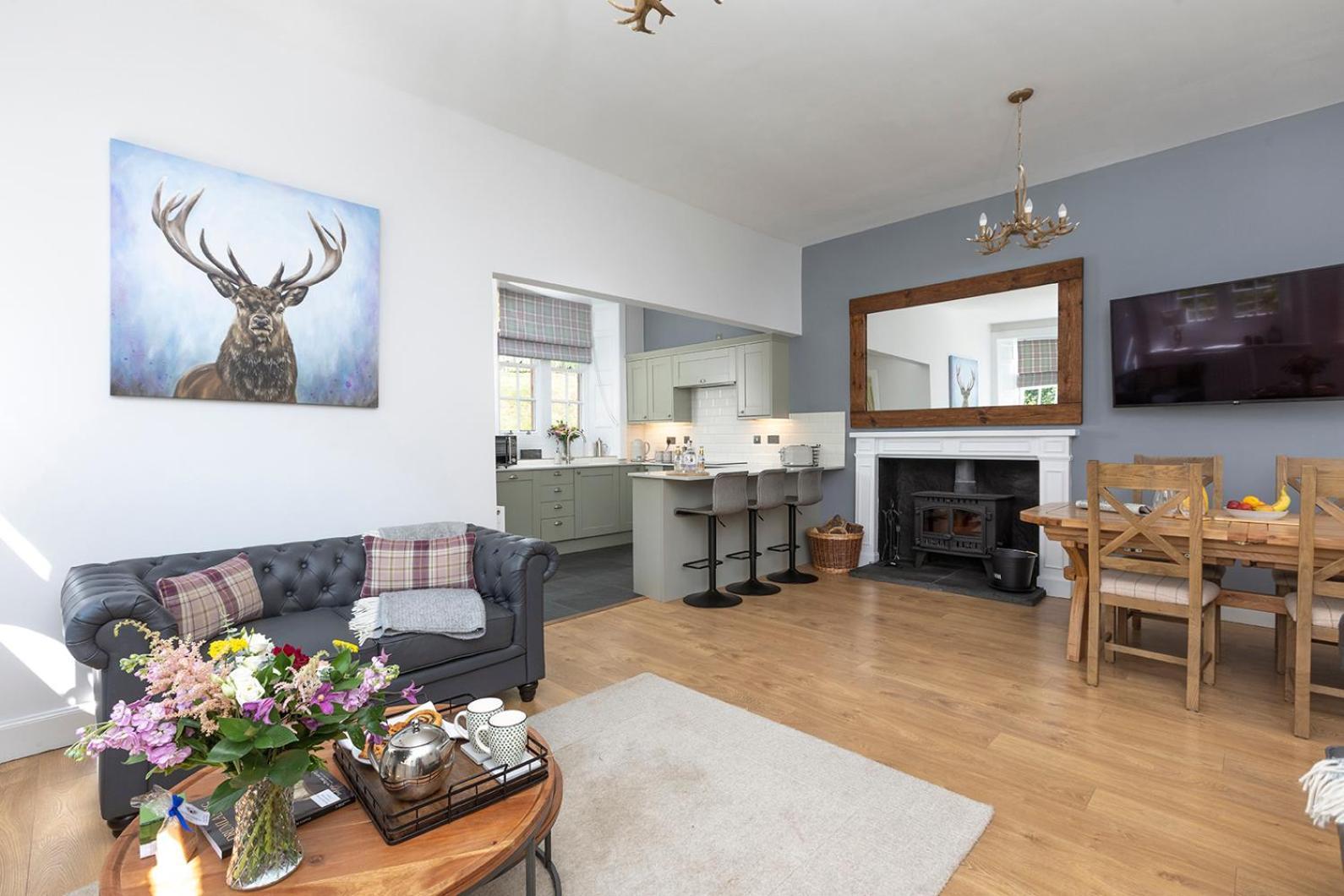 Laundry Cottage: Drumlanrig Castle Thornhill  Exteriör bild