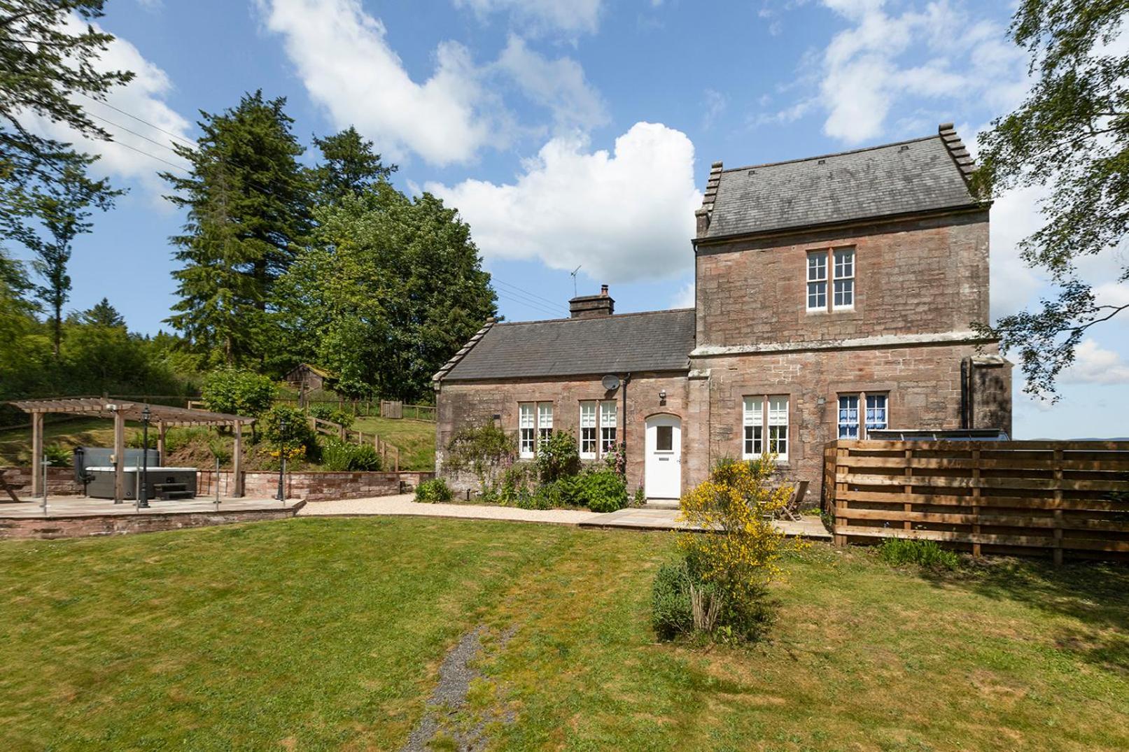 Laundry Cottage: Drumlanrig Castle Thornhill  Exteriör bild